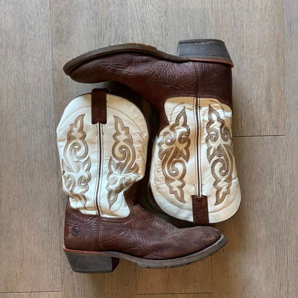 Unbranded Men's Brown and Tan Boots
